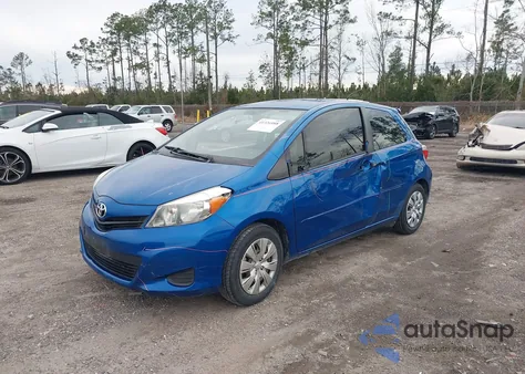 2013 Toyota Yaris Le из США, поврежденный, VIN JTDJTUD30DD554354